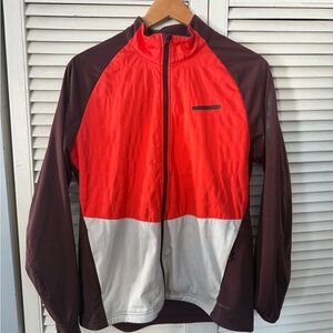 Craft light weight ski snow Men's Red, White, and Brown Windbreaker